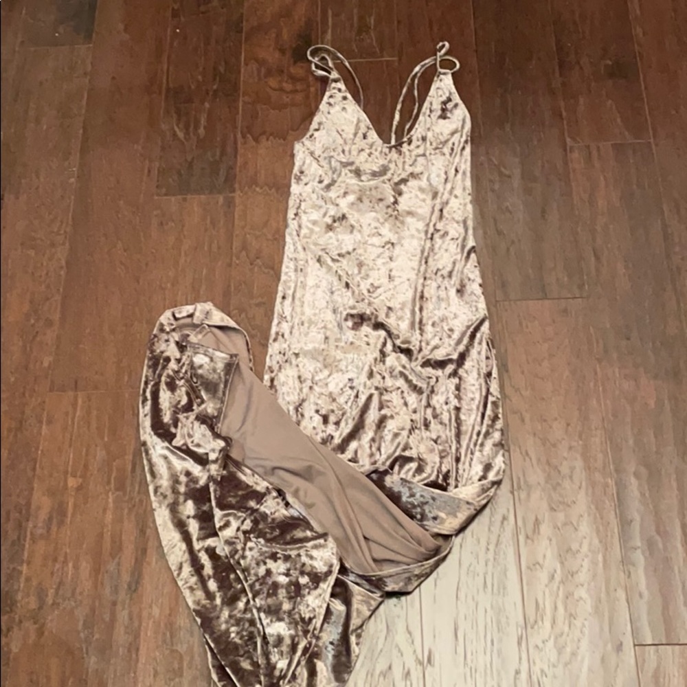 Free people mix dress size L NWT